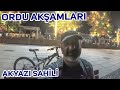 Ordu Akyazı Sahilinde Bisikletle Akşam Gezisi | Ordu Sahili Bikevlog Çekimi