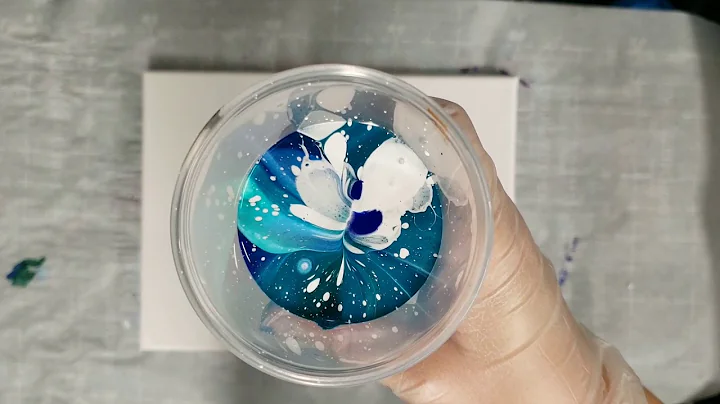 Acrylic Pouring with Arteza Pouring Paints| Flip Cup