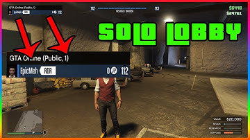 GTA 5 Online - SOLO LOBBY GLITCH 100% EASY METHOD SOLO (After Gunrunning DLC Patch)!