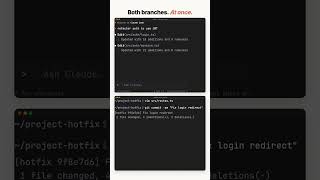 Run Claude Code on two branches at once with git worktree