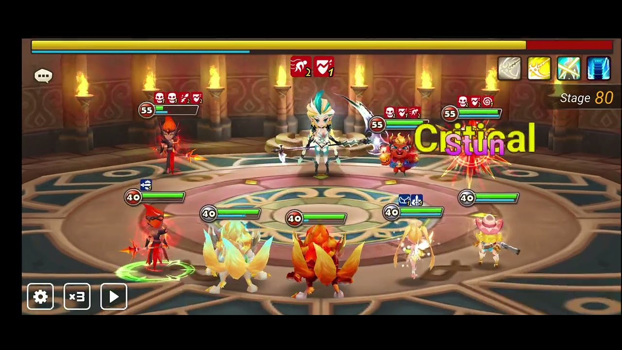 how to beat stage toa 80 Asima Summoners War - YouTube