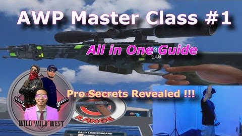 Shoot the AWP like a Pro - AWP Master Class Video - Full Guide - PinkPWNAGE