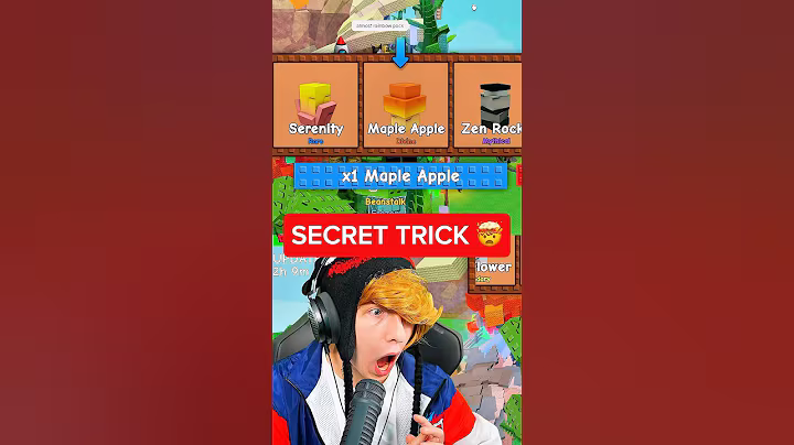 SECRET TRICK in Grow a Garden.. 💀