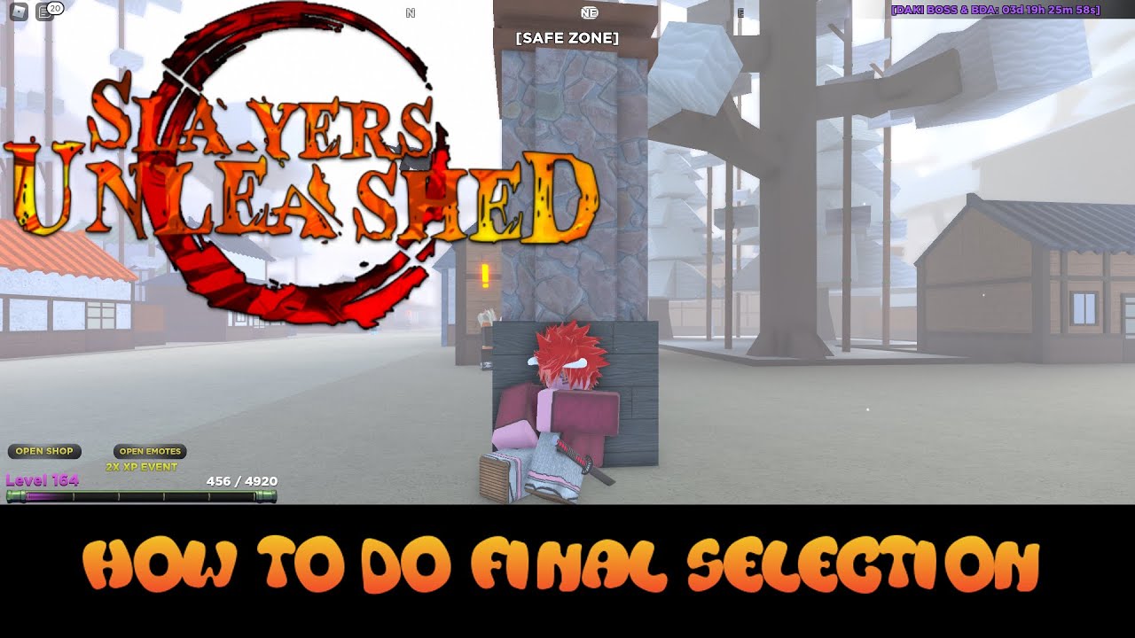 Playing Slayers Unleashed For The First Time, Roblox