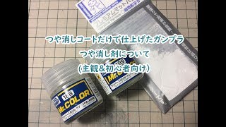 【模型動画】つや消しコートだけで仕上げたガンプラとつや消し剤について主観有り