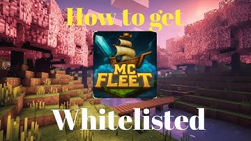 How to get whitelisted in McFleet