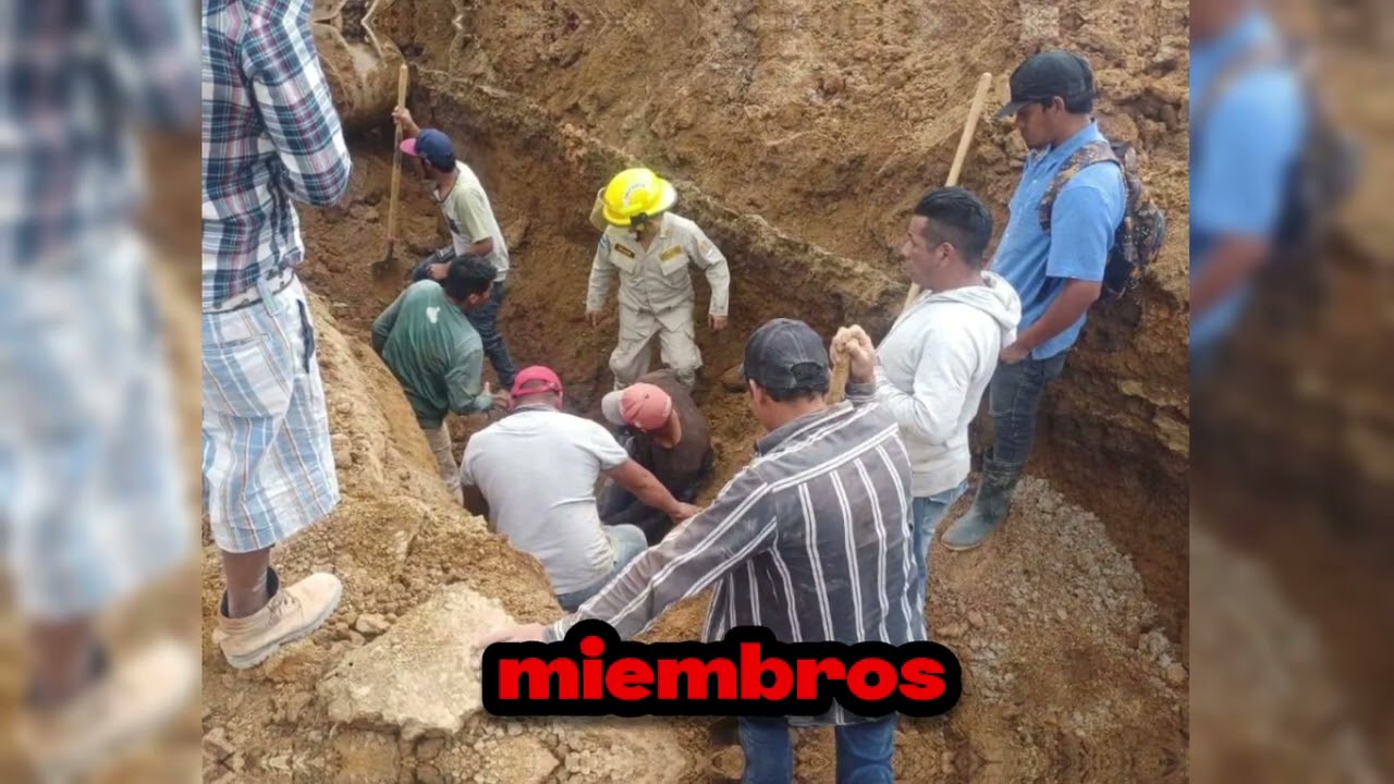 Alexis Vásquez perdió la vida  soterrado mientras realizaba una excavación para una alcantarilla 