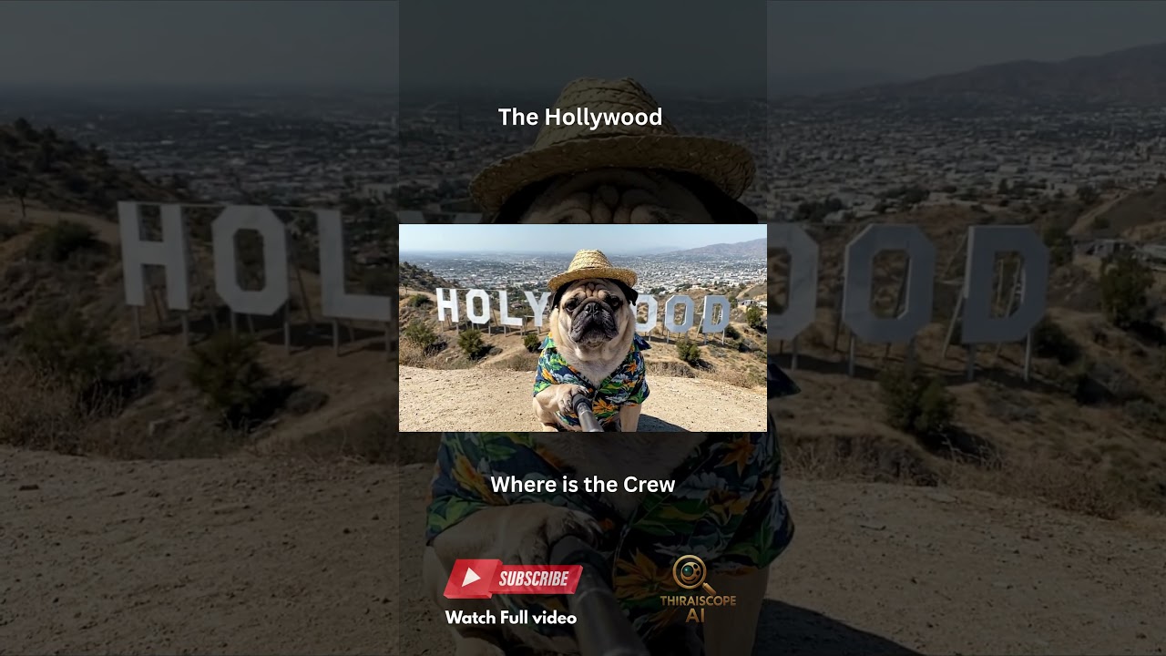 Up Close with the Famous Hollywood Sign! 🤩 