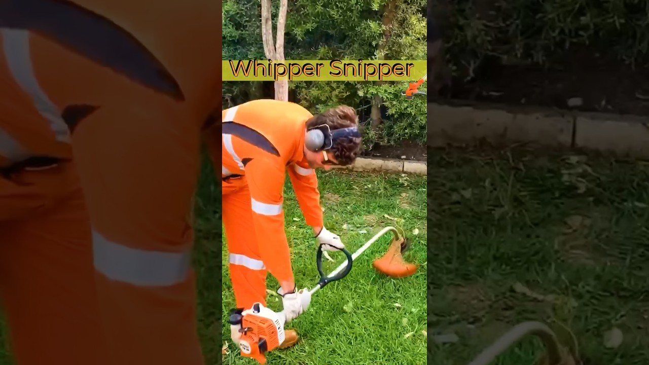 Weed Wacker Video for Toddlers | grass cutting YouTube shorts | min min playtime 