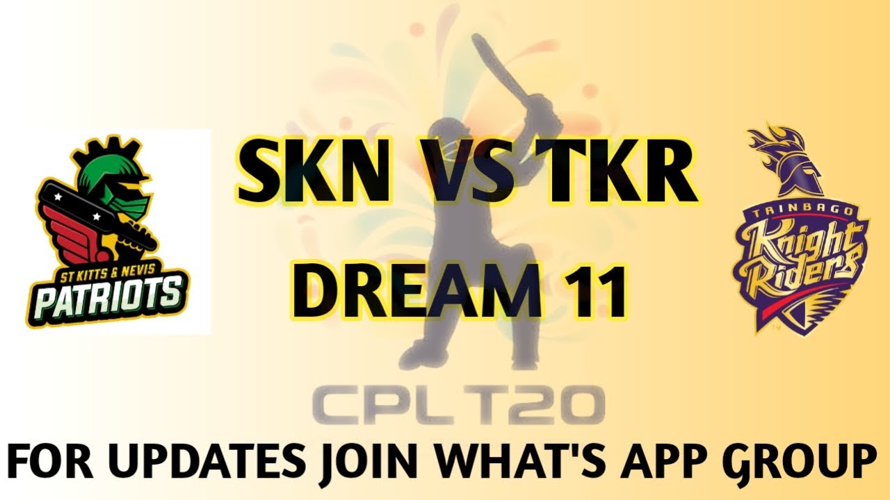 SKN Vs TKR Dream11 Team|Bet365 Player Performace Analysis|Best Possible Dream11 Team|Match Winner|