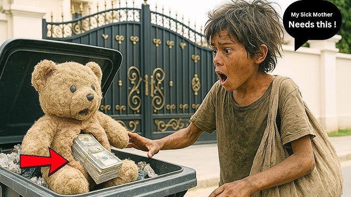 Teddy Bear Full of Money and a SECRET Note... Changed The Life of a  Homeless Bo #folktales #tales - YouTube