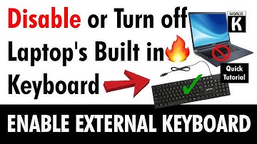Disable or Turn off Laptop