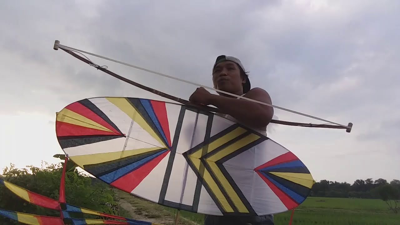 LAYANGAN SAWANGANFlying kite test/tes layangan gapangan/layangan