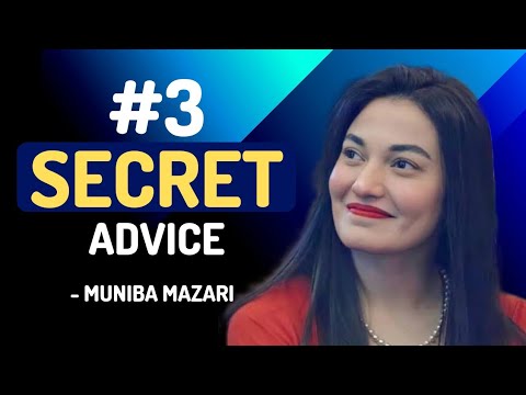 SECRET ADVICE #3😱Ft.  Muniba Mazari #shorts