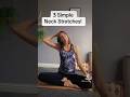 Simple stretches to help a tight neck! #neckpain #neckstiffness #stretchingexercises #shortsfeed