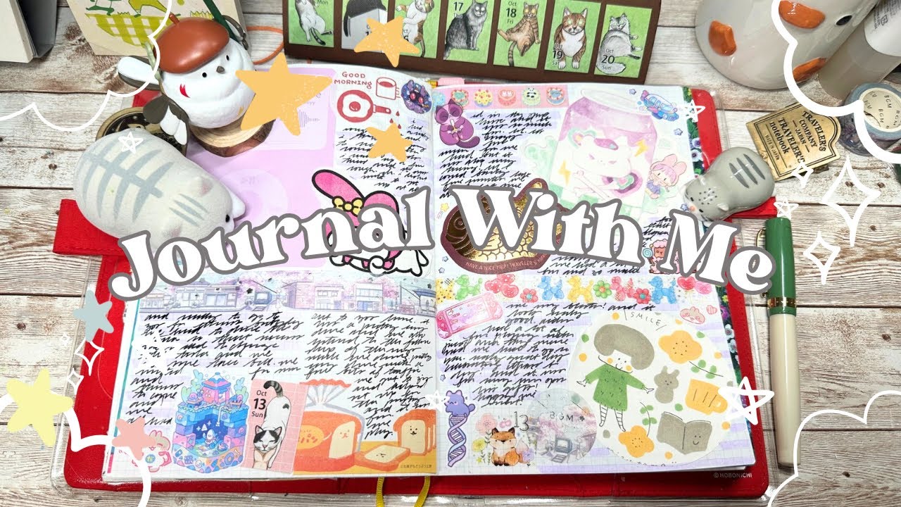 Journal With Me | Hobonichi Techo Notebook a5 | Ep. 211 - YouTube