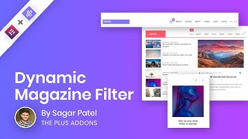 Elementor Dynamic MAGAZINE FILTER layout for News or Magazine Websites