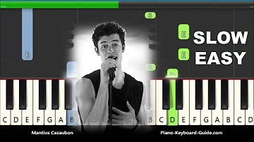 Shawn Mendes If I Can't Have You Slow Easy Piano Tutorial