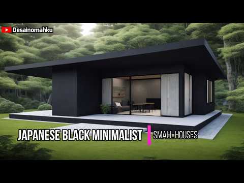 Exploring the Elegance of Japanese Black Minimalist Small Houses