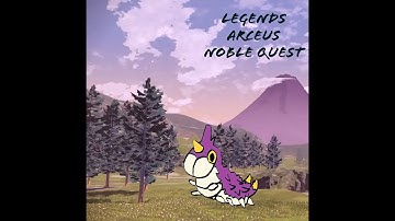 Shiny Wurmple after 2,872 encounters in Legends Arceus!