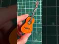 Making a miniature Guitar by hand! #miniaturemodel #handmademiniatures #miniatureguitar