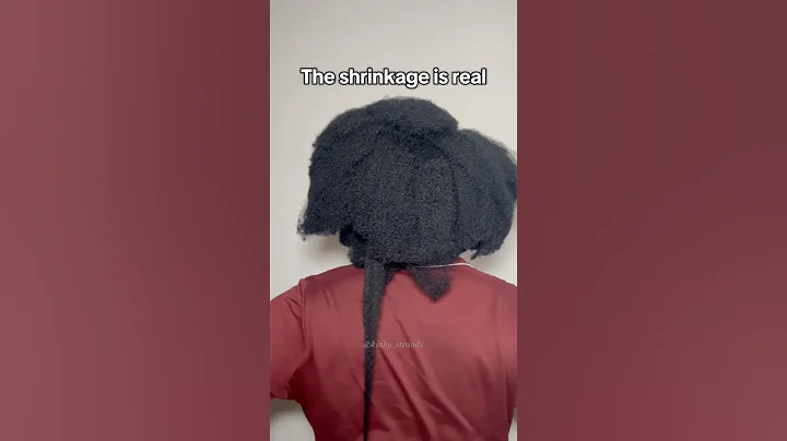 What my shrinkage really looks like. #4chair #shrinkage #naturalhair #type4hair