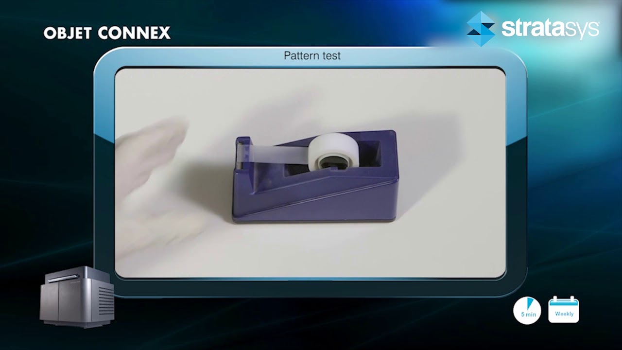Connex Pattern Stratasys Academy | Connex Series: Printing a Pattern Test - YouTube