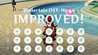 Undertale - Home | Genshin Lyre (Updated   Notes)