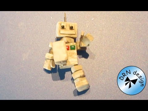 Polymer Clay Miniature -  Robot Toy