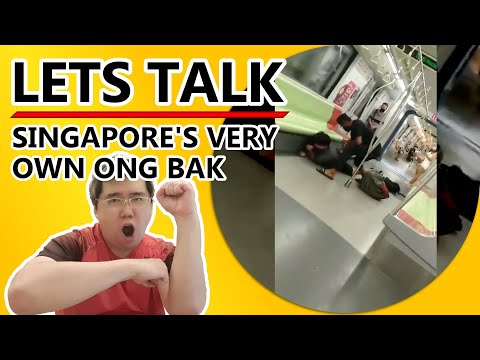 40 Yrs Old Man Attacking A Younger Man On Downtown Line MRT [Singapore 23rd May 2021]