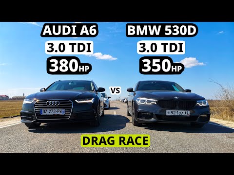 БЕШЕНАЯ AUDI A6 3.0 TDI vs BMW G30 530D ГОНКА. BMW E34 540i vs BMW E60 545i