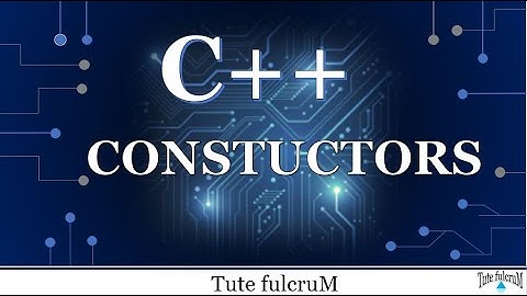 Topic 14 : Constructors in c++ (Part1) |Constructors cpp|cpp programming