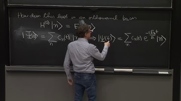 L9.2 The interaction picture equation in an orthonormal basis