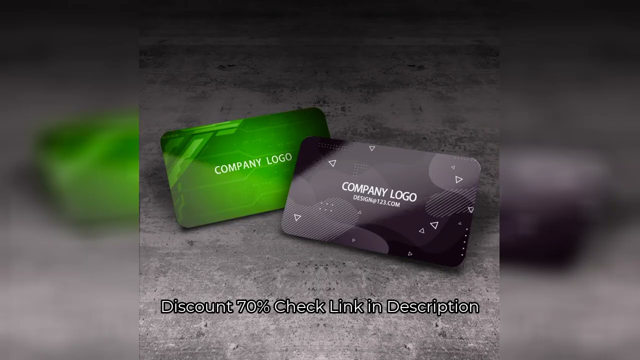 Custom PVC Business Cards Plastic Waterproof Cards Personalized Design Round Corners Glossy Matte Fr