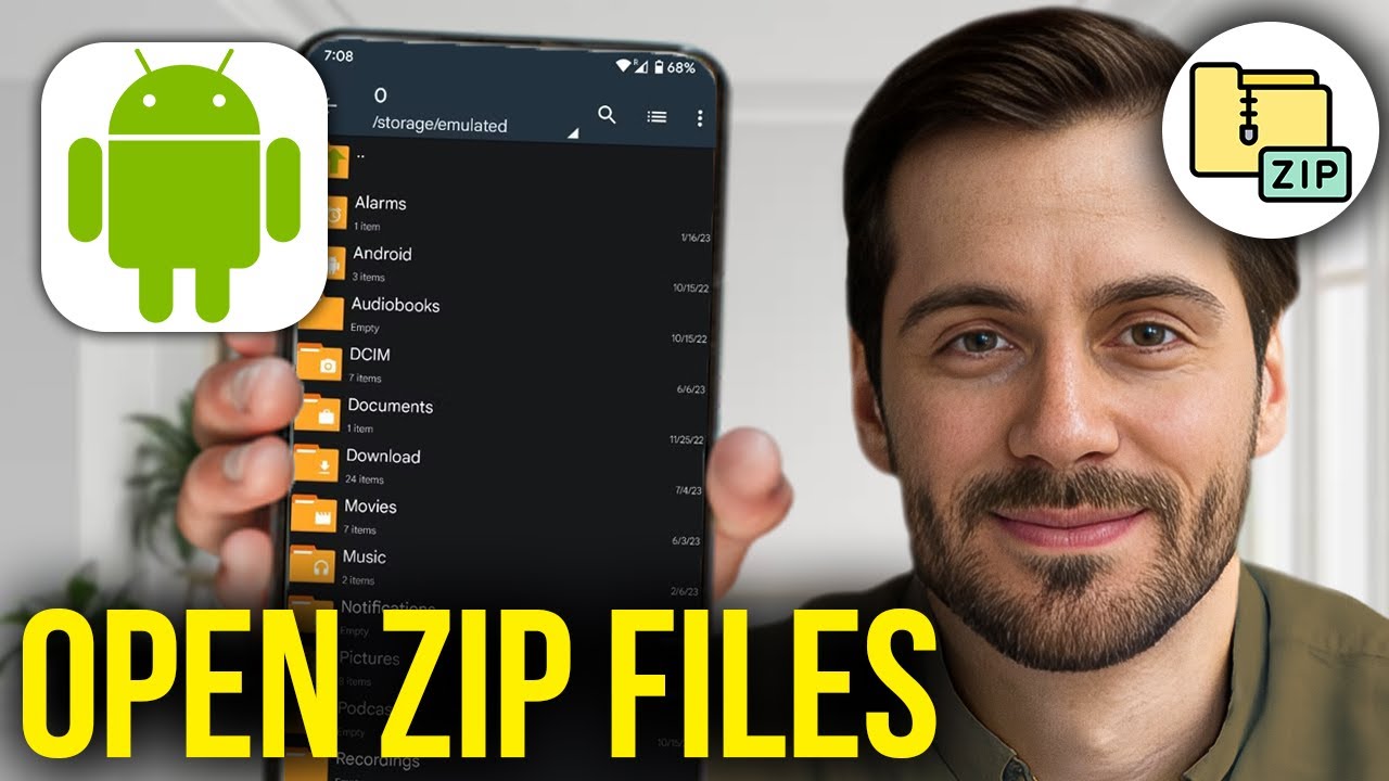 Open Zip On Android