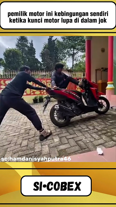 This motorbike owner was confused when he forgot the motorbike key in the seat #shorts