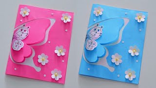 Butterfly mother's day card 🦋/ Handmade mother's day card Tutorial | วิธีทำการ์ดง่ายๆ