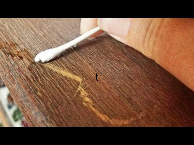 Como reparar rayones en piso de madera 
