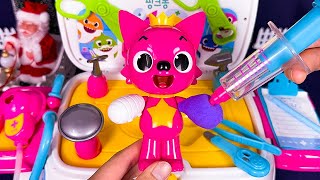 Pinkfong & Santa Claus Brings Presentspinkfong Visits Doctor Ambulance Playset Asmr Review Toys