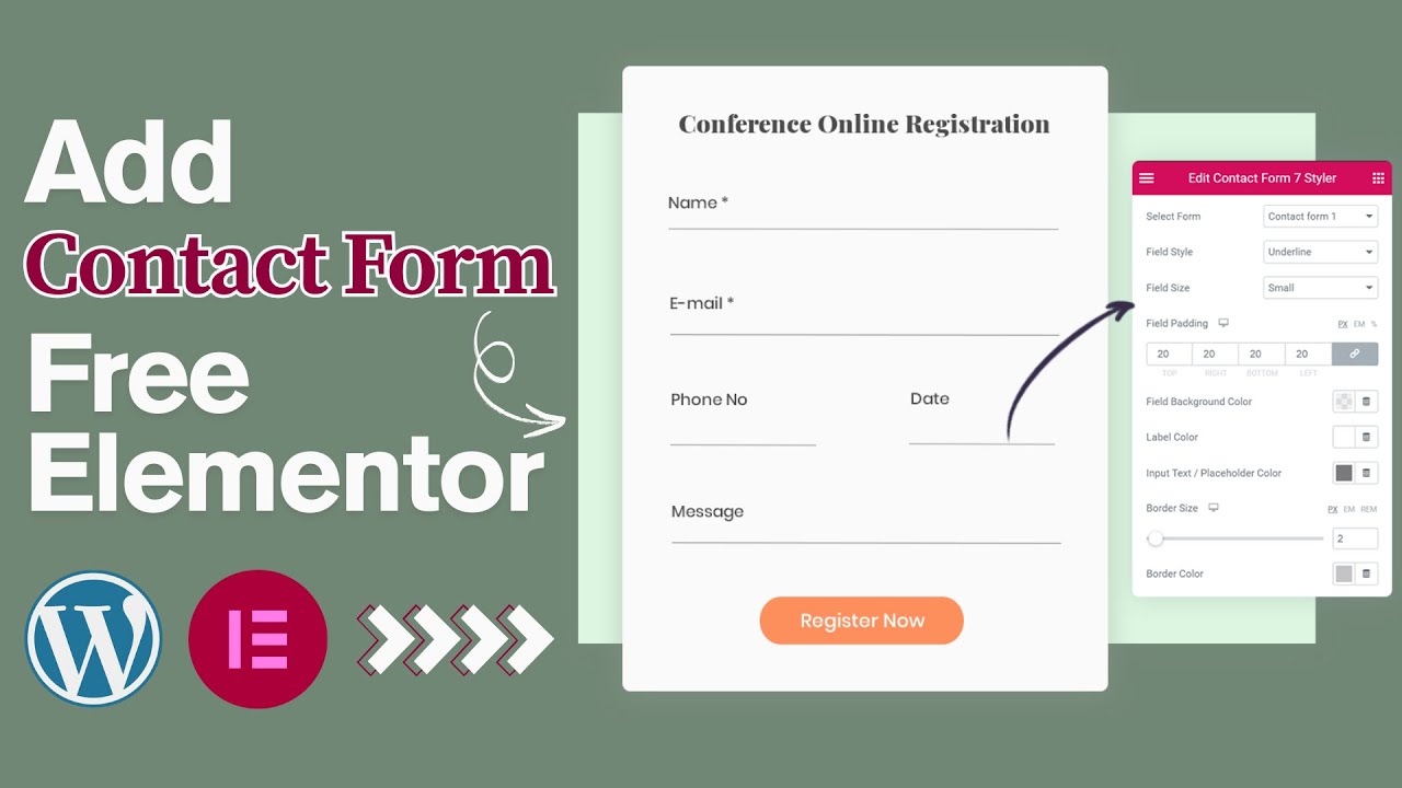 Create a Contact Form for Your WordPress Website with Elementor ...
