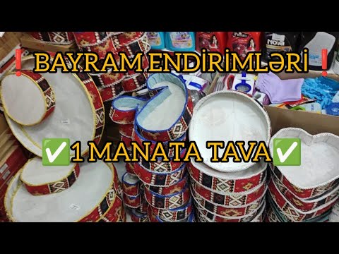 NƏ ALSAN 50 QƏPİK!! 1 MANAT!! və QARIŞIQ MALLAR BAYRAM ENDİRİMLƏRİYLƏ SİZLƏRİ GÖZLƏYİR TƏLƏSİN!!