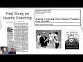 Coaching is teaching