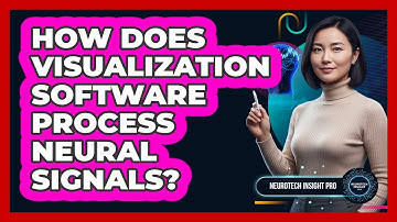 How does visualization software process neural signals?