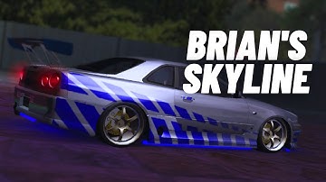 How to Make 2 Fast 2 Furious Skyline in NFSU2 | Paul Walker