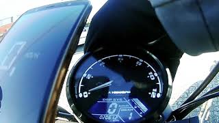 Comparar Velocímetro, Com A Velocidade De Gps Na Keeway Superlight