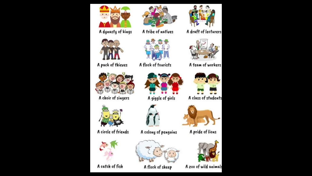 Collective Nouns Archives - Page 2 of 3 - English Study Here, image size:1280x720