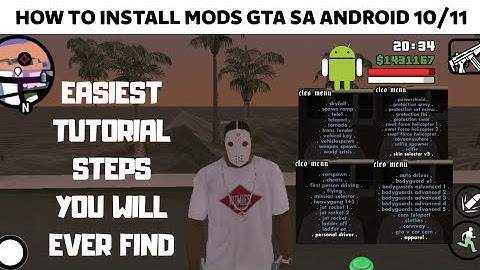 How To Install GTA SA ANDROID MODS ON ANDROID 10/11