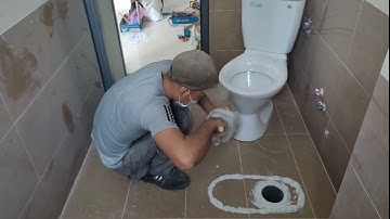 Hướng dẫn lắp đặt Bồn Cầu nhanh nhất | Lắp đặt thiết bị vệ sinh