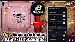 New hack carrom pool free / Blitz engine Free full setup in video fb login problem solved 🎀