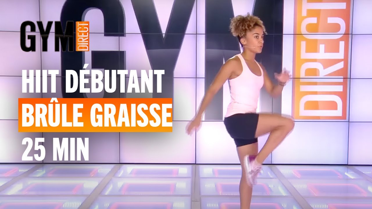 CARDIO HIIT DBUTANT  brle graisse en 25 min